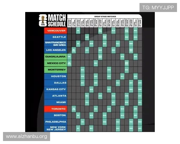2026足球世界杯赛程时间表最新公布，详细介绍每场比赛的具体时间和地点